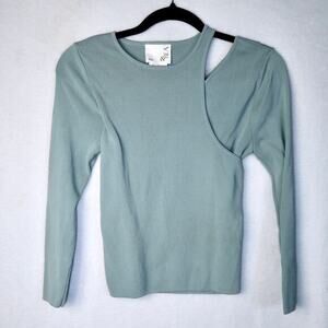 Love, Bonito Hana Reversible Cutout Long Sleeve Knit Top‎ Small
